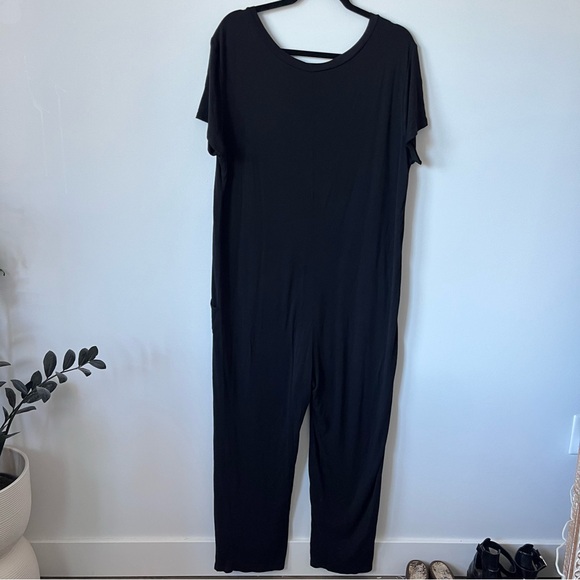 Jackson Rowe Girlfriend Straight Leg Jumpsuit in Black M - Picture 8 of 11